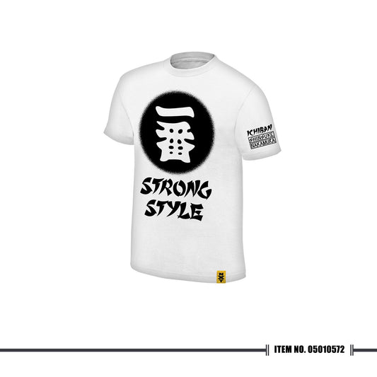 WWE Shinsuke Nakamure "Ichiban" White T-shirt