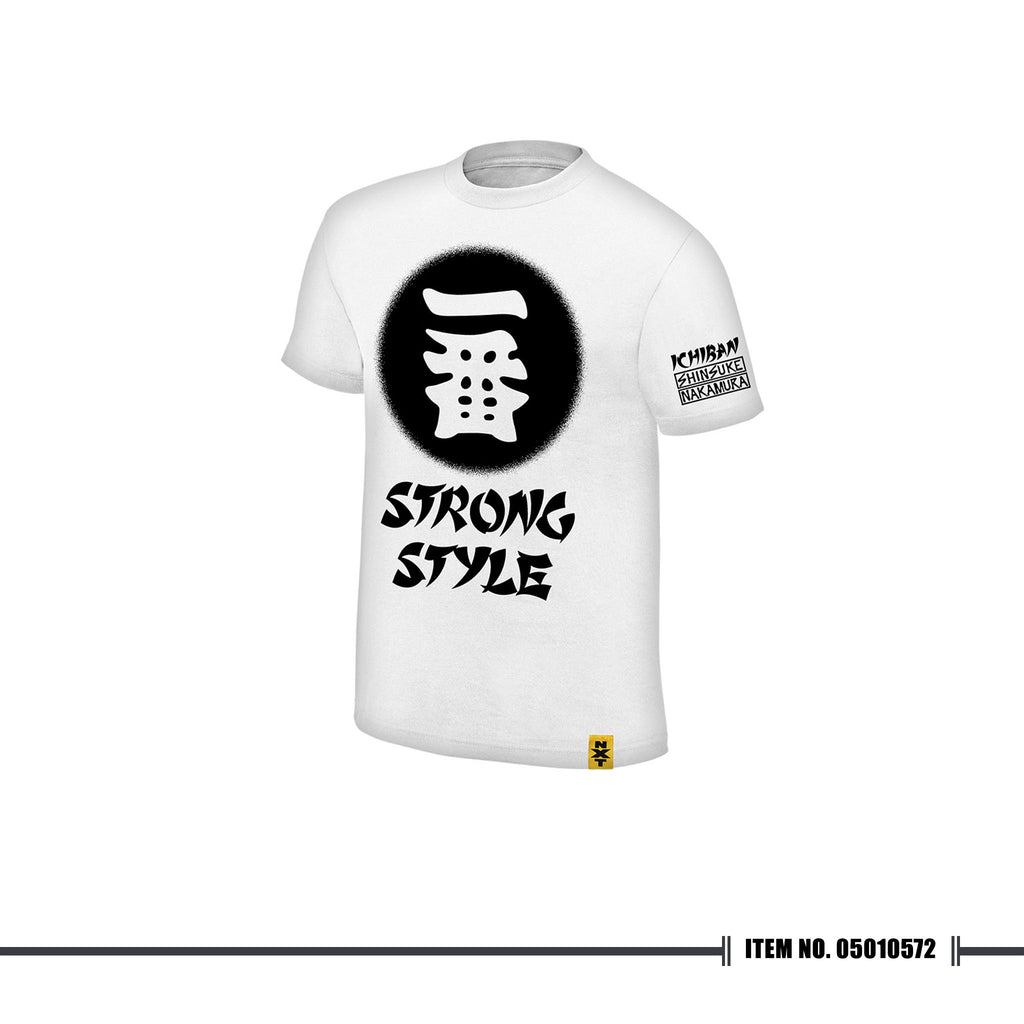 WWE Shinsuke Nakamure "Ichiban" White T-shirt