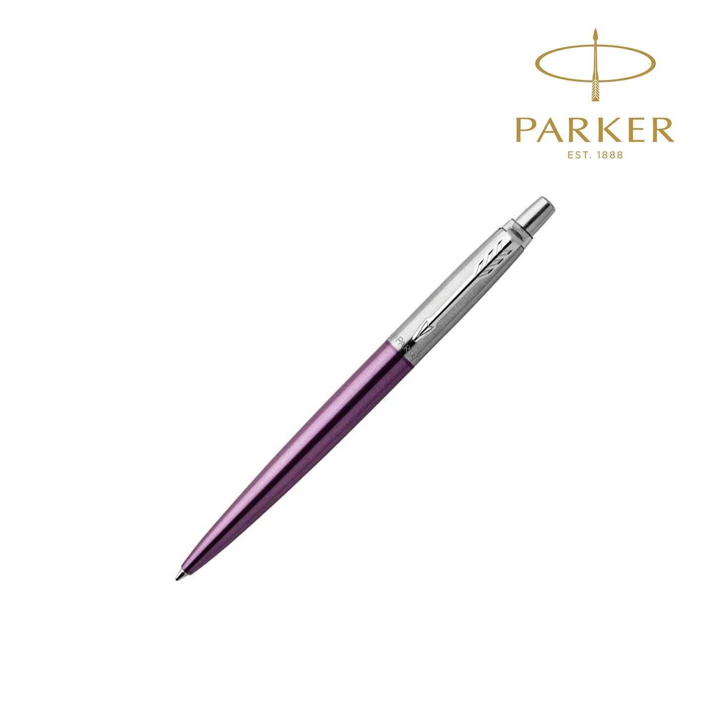 Parker Jotter Victoria Violet Chrome Trim Ballpoint