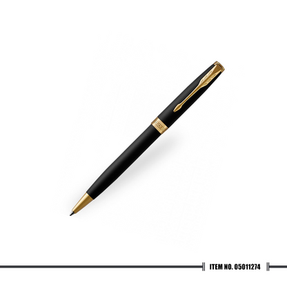 [⚡ FLASH SALE ⚡]  Parker Sonnet 18 Matte Black Gold Trim Ballpoint