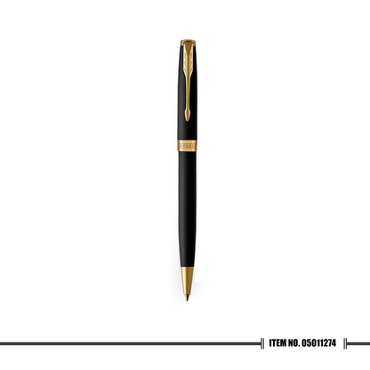 [⚡ FLASH SALE ⚡]  Parker Sonnet 18 Matte Black Gold Trim Ballpoint