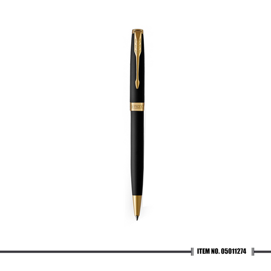 [⚡ FLASH SALE ⚡]  Parker Sonnet 18 Matte Black Gold Trim Ballpoint