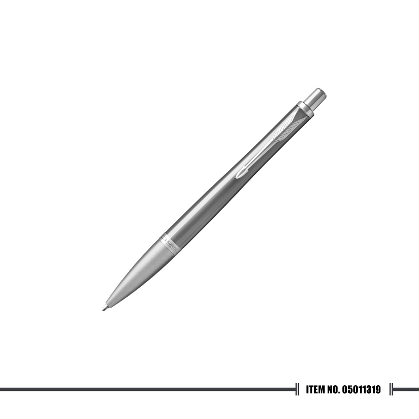 Parker Urban Premium Silver PWD Chrome Trim Ballpoint