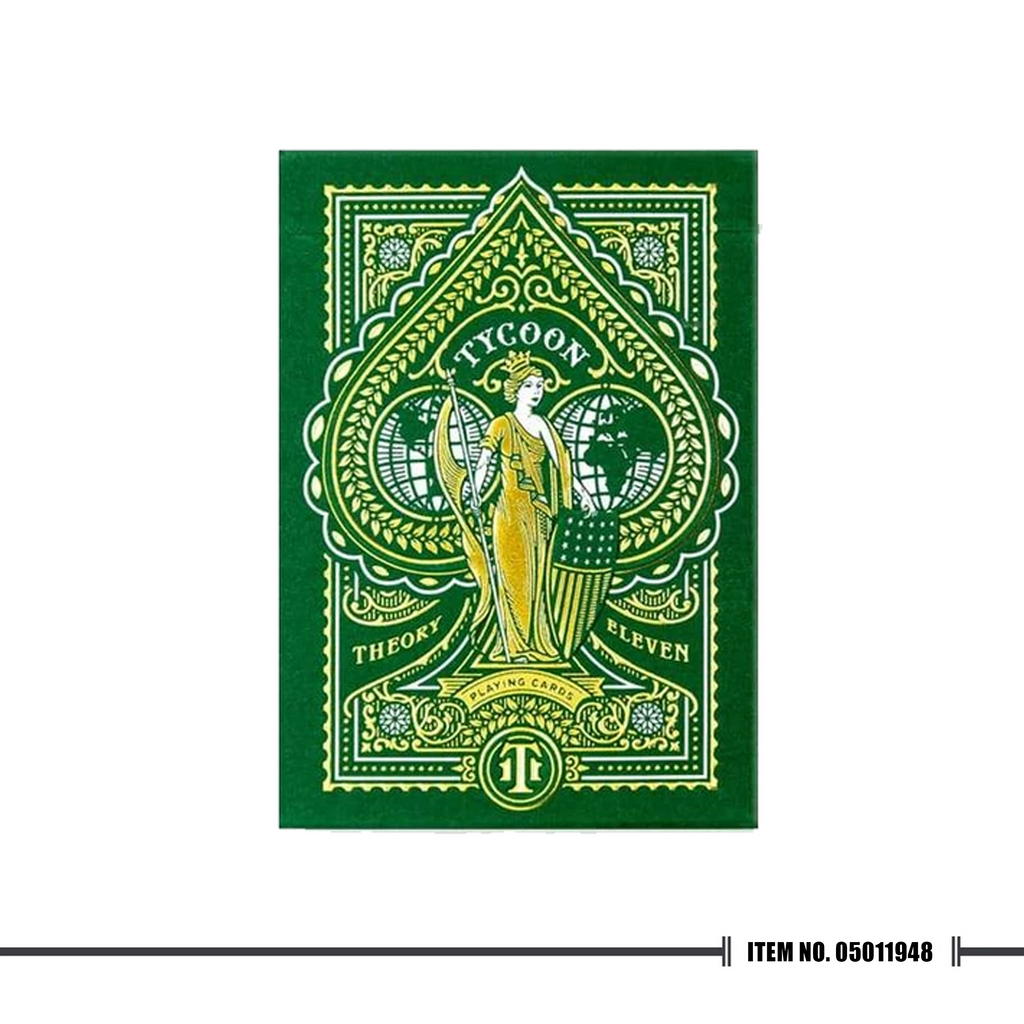 Theory 11 - Green Tycoon Playing Cards