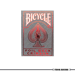 BICYCLE® METALLUXE™ RED PLAYING CARDS