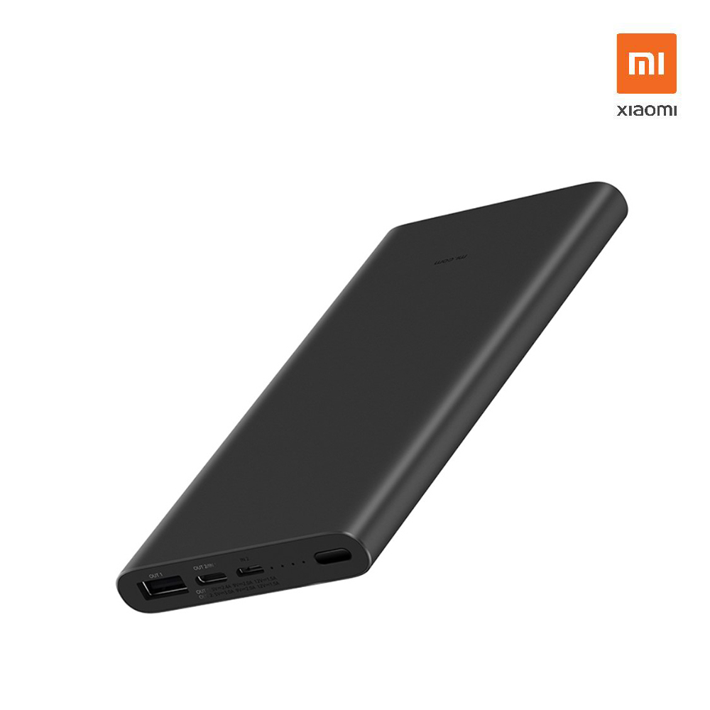 10000mAh Mi 18W Fast Charge Power Bank 3 Black - Cutting Edge Online Store
