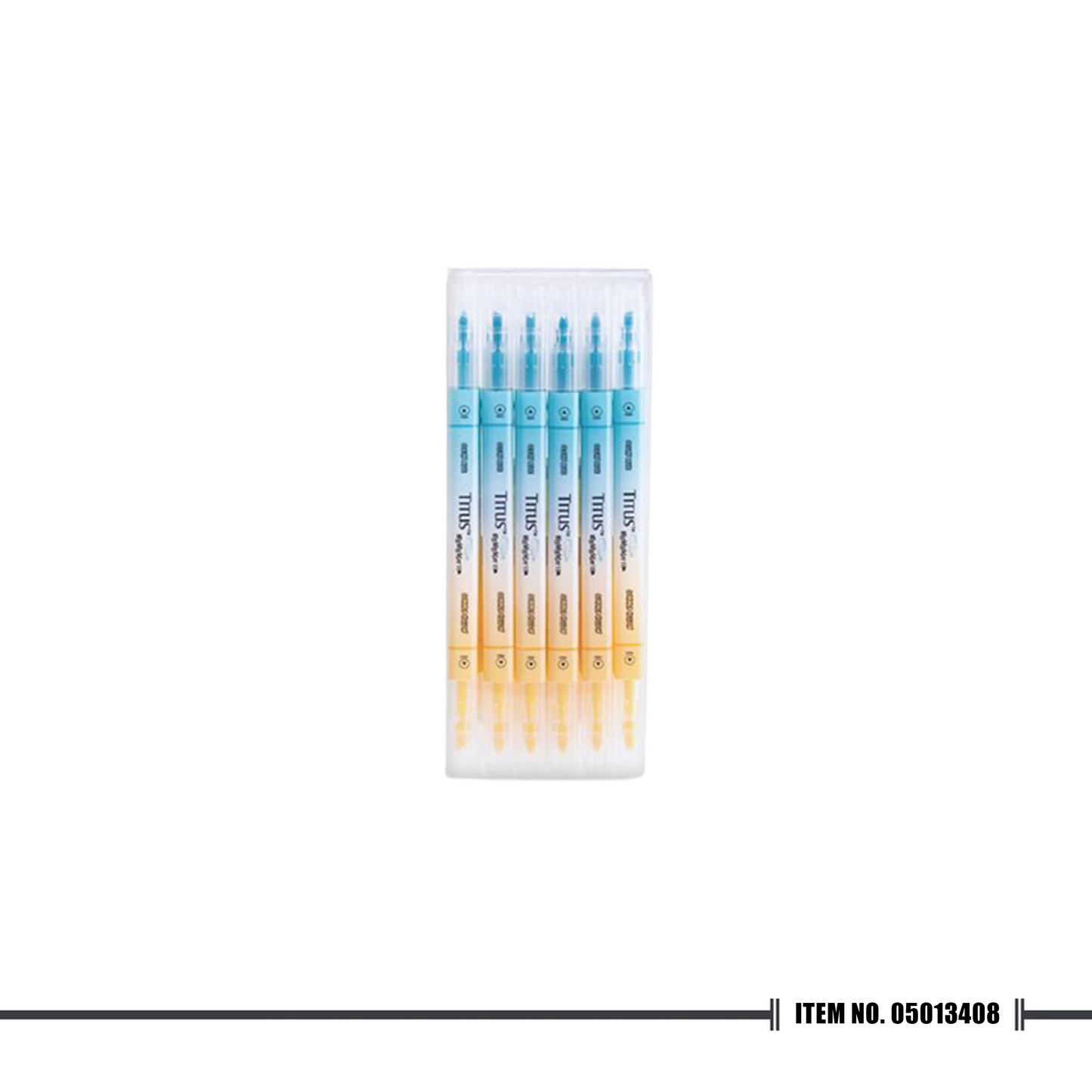 12 pcs Titus Single Highlighter Summer Yellow