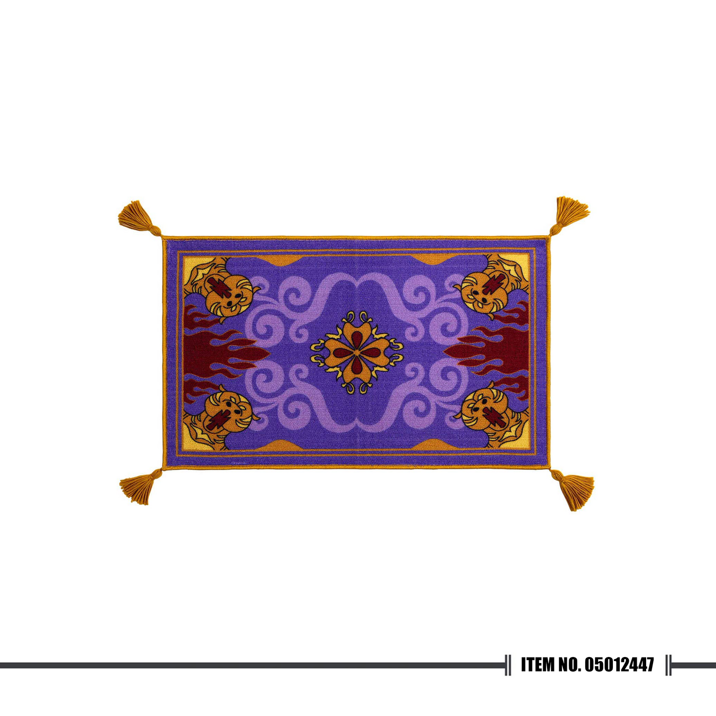Secret Room - Aladdin Magic Carpet Area Rug with Tassels 72"x36"