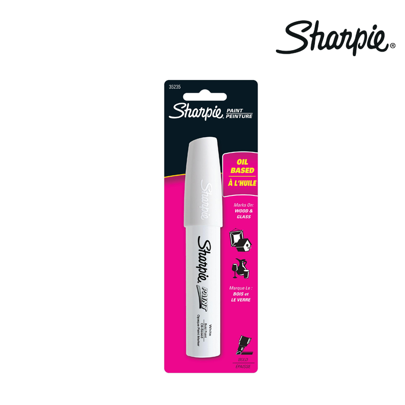 Sharpie Bold Oil Based Paint - White - Cutting Edge Online Store