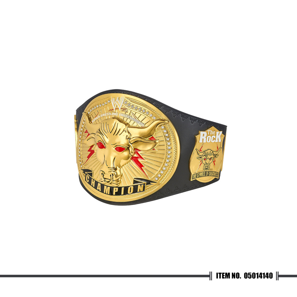 The Rock Brahma Bull Replica Championship Title Belt