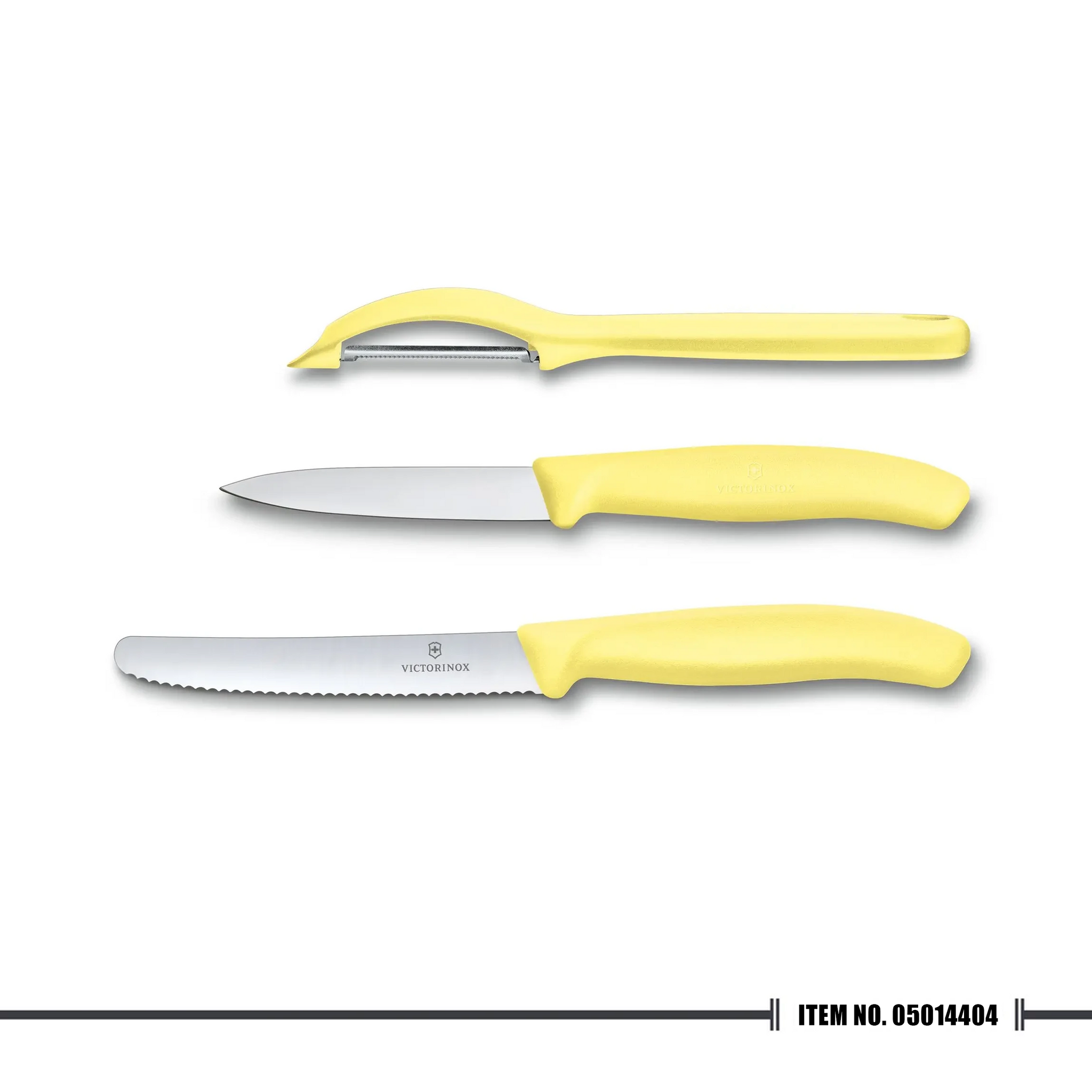 Victorinox Swiss Classic Trend Colors Paring Knife Set with Universal Peeler, 3 Pieces