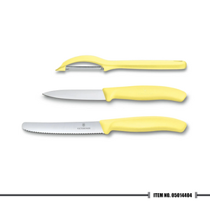 Victorinox Swiss Classic Trend Colors Paring Knife Set with Universal Peeler, 3 Pieces