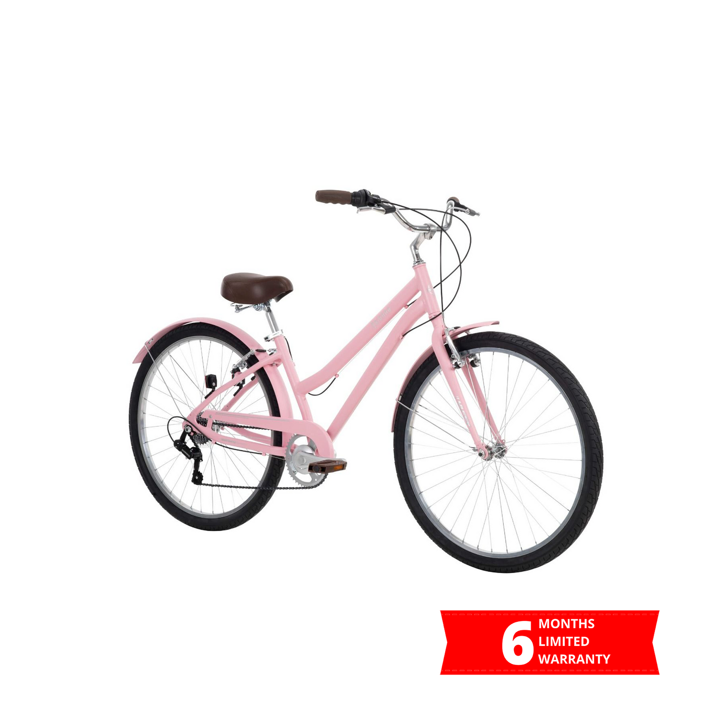 26770 Sienna 27.5inch 7-Speed Comfort Bike - Pink