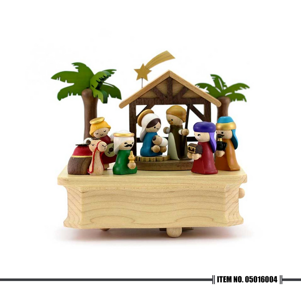 Wooderful Life - Nativity Music Box