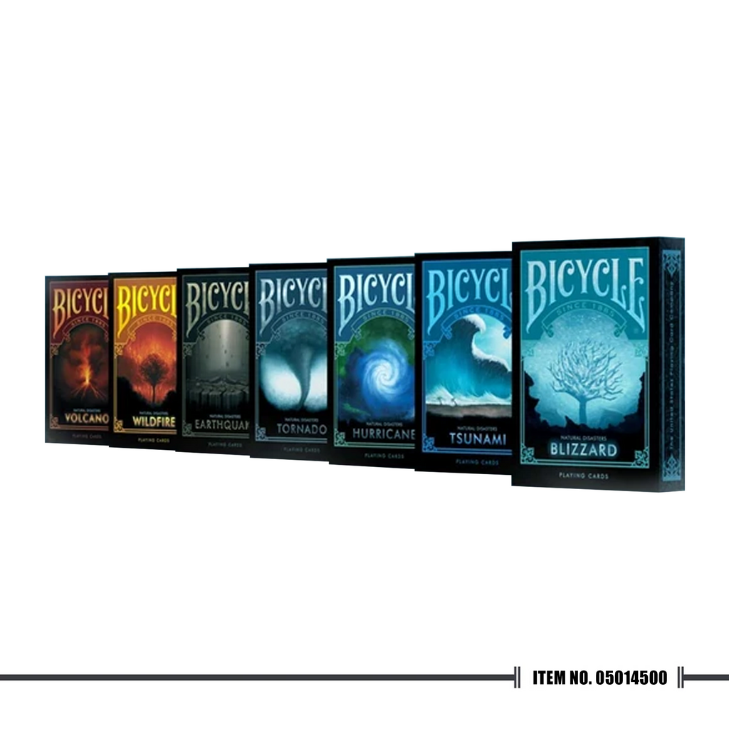 Bicycle® Natural Disasters Series Playing Cards 7 Deck Set