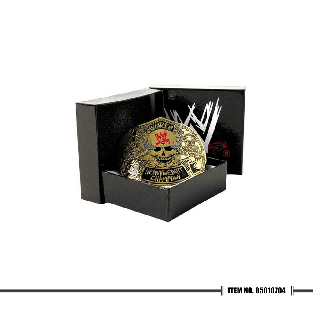 WWE Stone Cold Smoking Skull Championship Belt Buckle