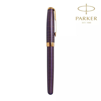 Parker Sonnet 18 Purple Chiselled PGT 18k Ballpoint