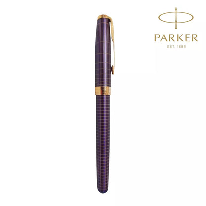 Parker Sonnet 18 Purple Chiselled PGT 18k Rollerball
