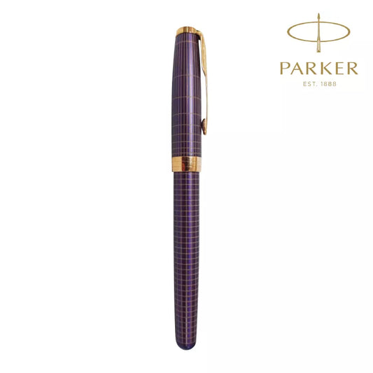 Parker Sonnet 18 Purple Chiselled PGT 18k Rollerball