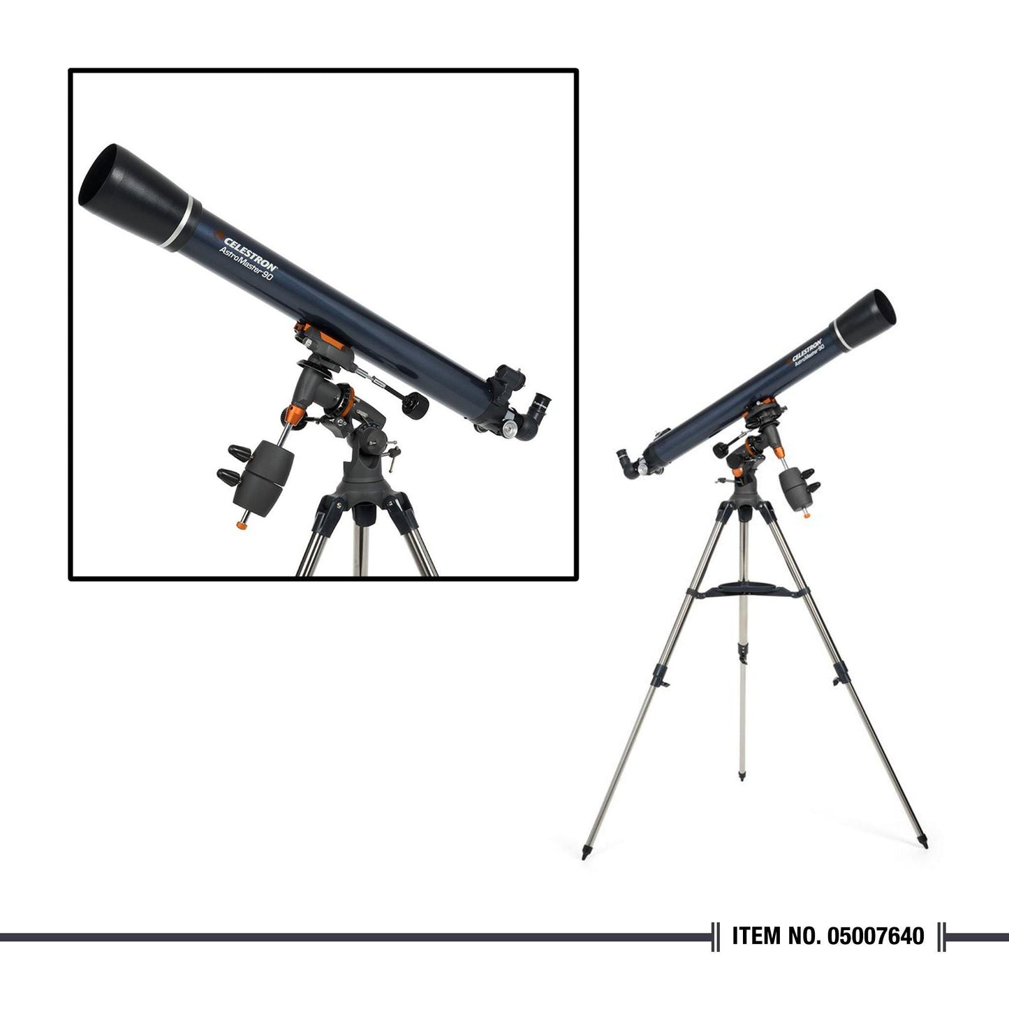 21064 Celestron Astromaster 90EQ Telescope - Cutting Edge Online Store
