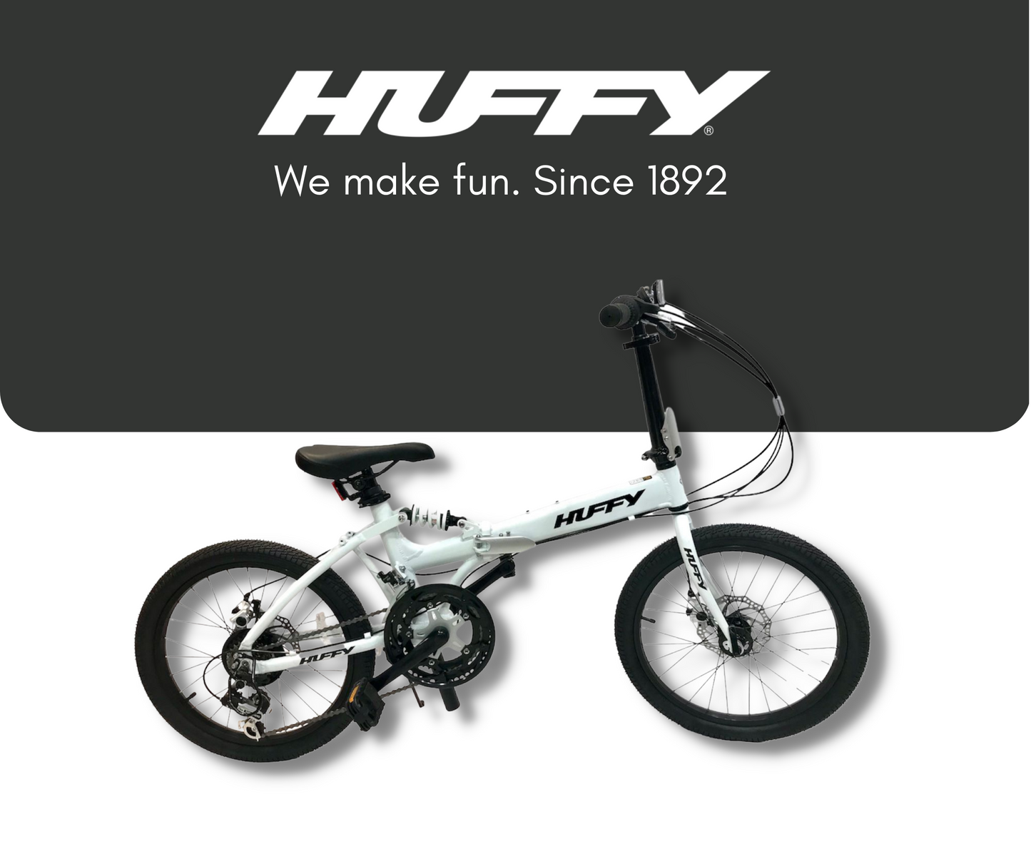 23121-HK 20inch Folding Bike - White