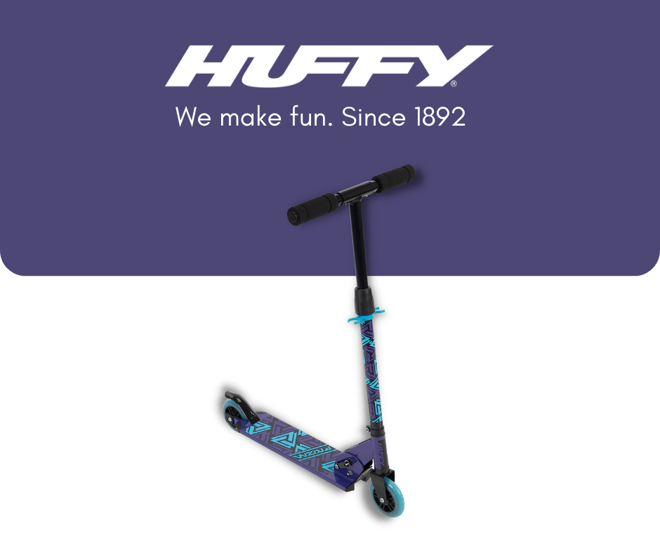 28031 Prizm 100 Inline Scooter - Violet Neon Blue