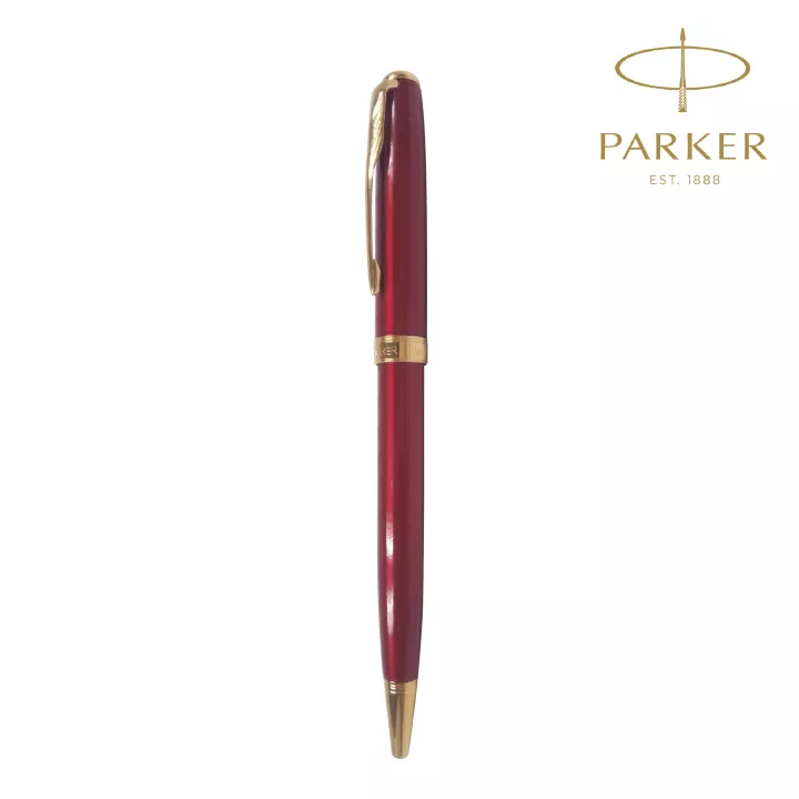 Parker Sonnet 13 Laque Red Gold Trim Ballpoint