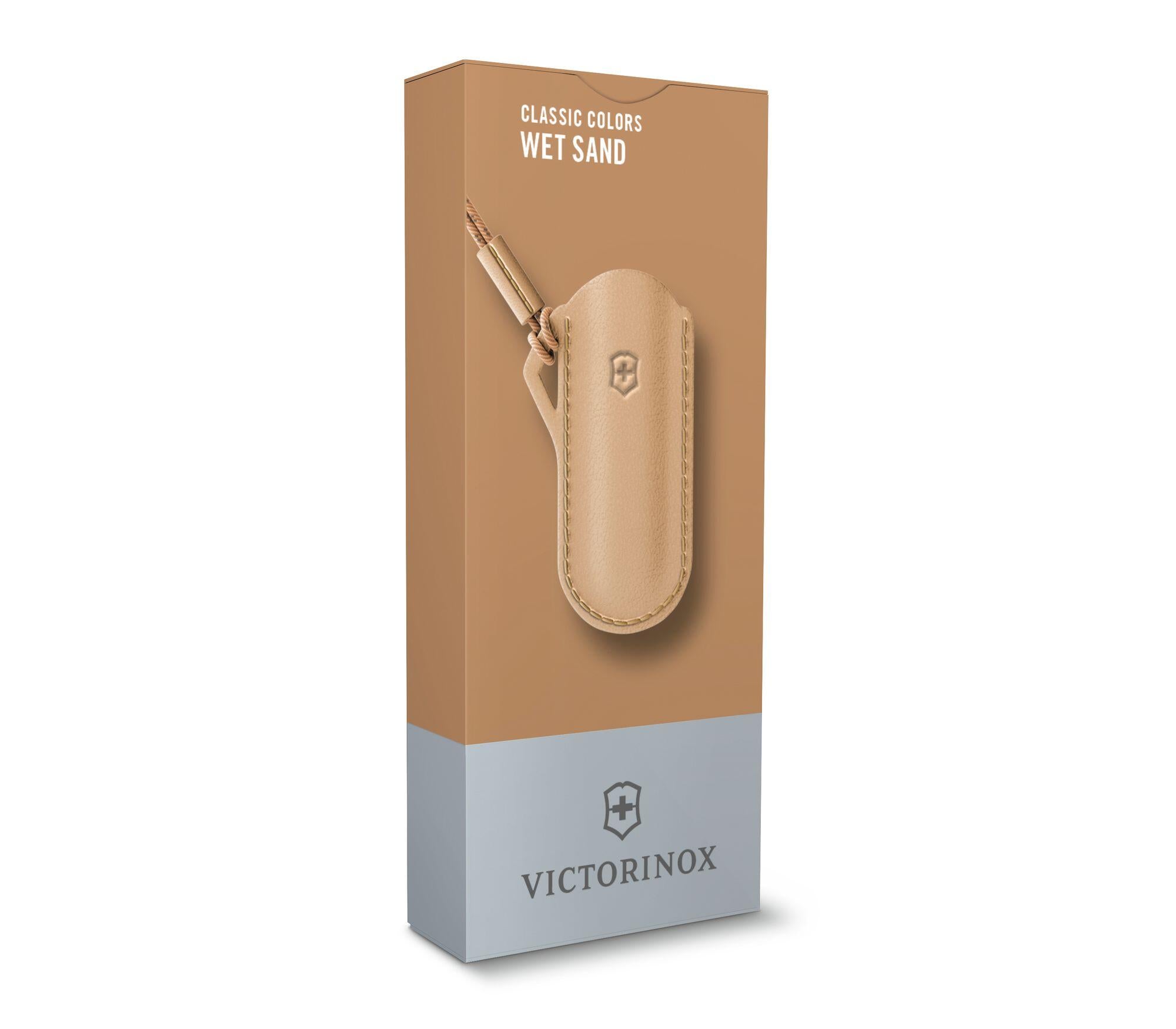 Victorinox Leather Pouch - Wet Sand