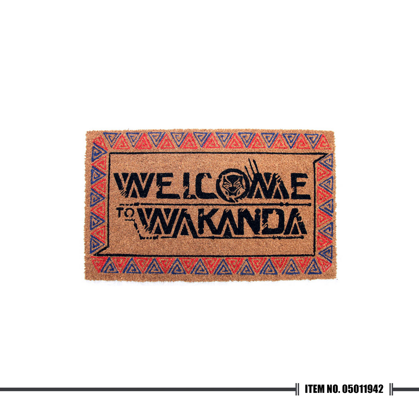Marvel Black Panther Welcome To Wakanda Doormat