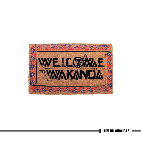 Marvel Black Panther Welcome To Wakanda Doormat