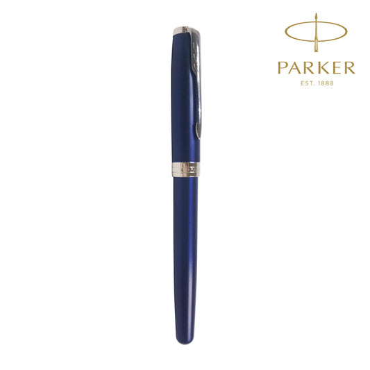 [⚡ FLASH SALE ⚡]  Parker Sonnet 18 Blue Chrome Trim Ballpoint
